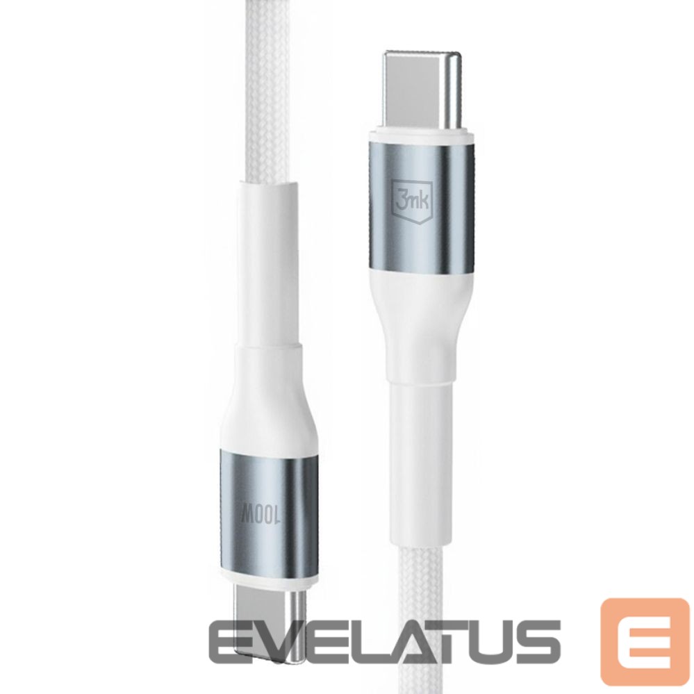 Other goods 3MK 3mk Hyper Cable 3mk Hyper Cable N-SERIES USB-C / USB-C 1m 20V/5A 100W / white