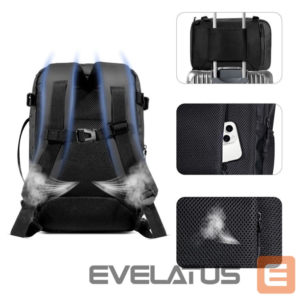 Other goods Tech-Protect Tech-Protect Defender S50 Backpack for Ryanair & Wizzar, 20L Laptop - Black