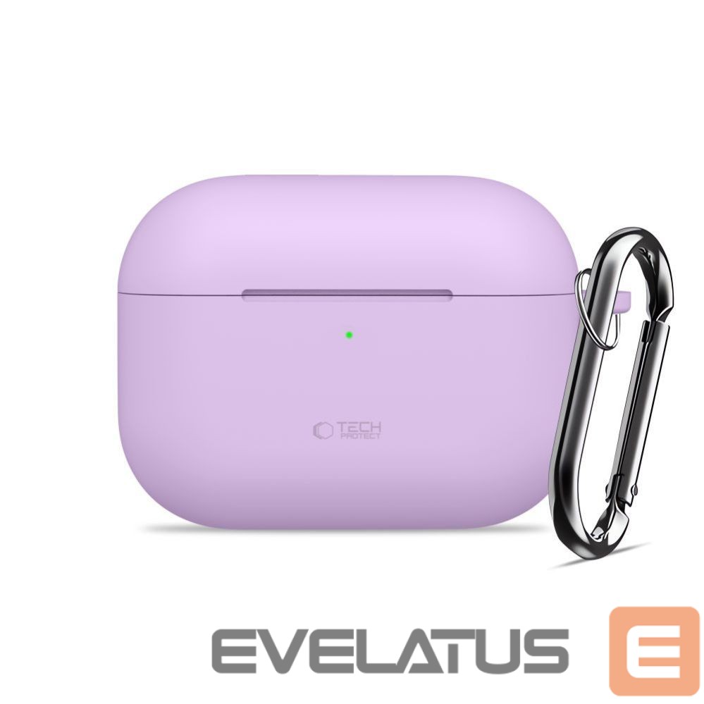 Other goods Tech-Protect Tech-Protect Silicone Hook Case for AirPods Pro - Purple