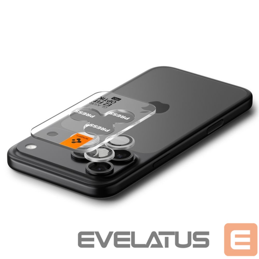 Other goods Spigen Spigen Optik Pro GLAS.TR ”EZ FIT” Camera Cover 2-pack for iPhone 16 Pro / Max / 17 Pro / Max - Silver