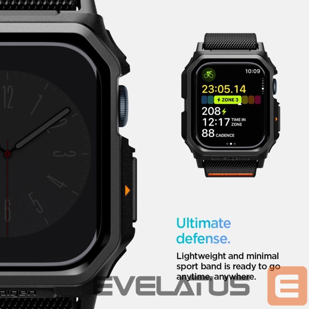 Other goods Spigen Spigen Lite Fit "PRO" Strap for Apple Watch 10 42mm - Black