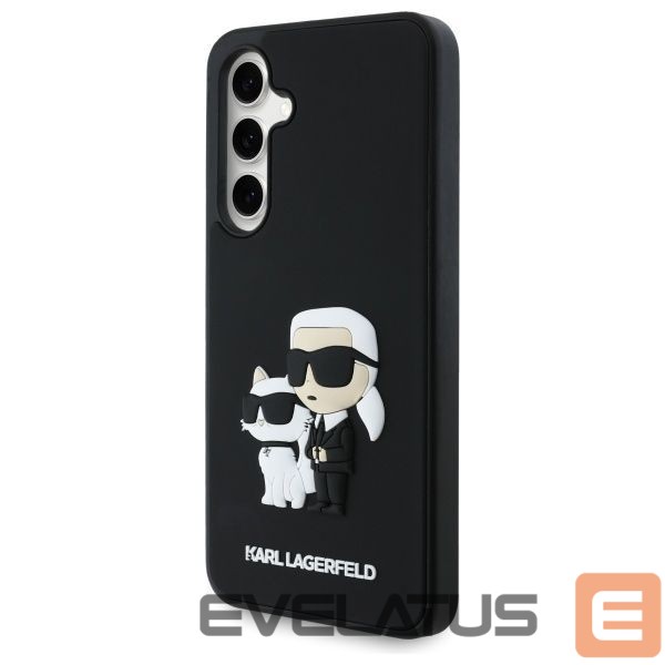 Other goods Karl Lagerfeld Karl Lagerfeld 3D Rubber Karl&Choupette Case for Samsung Galaxy S24 FE - Black