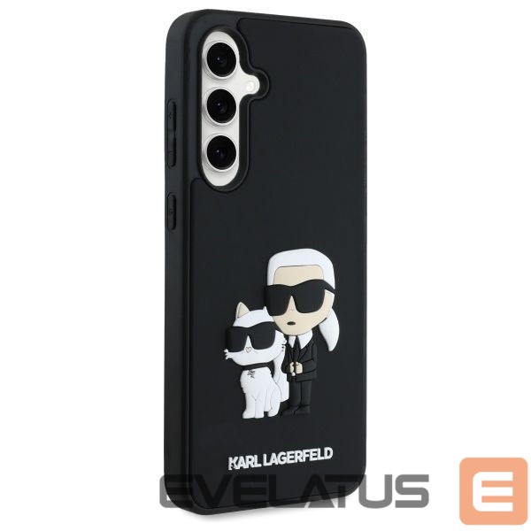 Other goods Karl Lagerfeld Karl Lagerfeld 3D Rubber Karl&Choupette Case for Samsung Galaxy S24 FE - Black