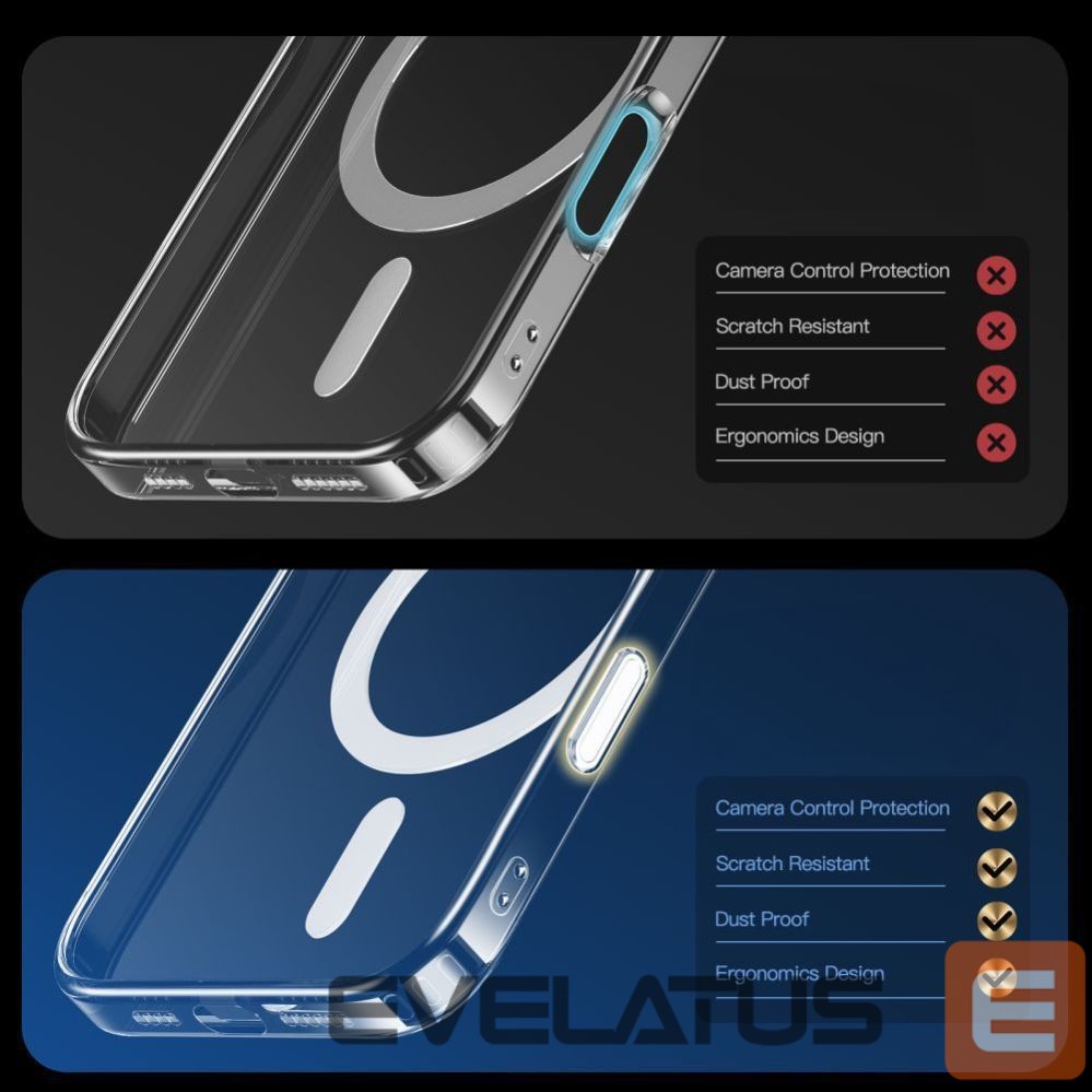 Other goods Tech-Protect Tech-Protect Flexair Hybrid CC Magsafe iPhone 16 Pro Case - Clear