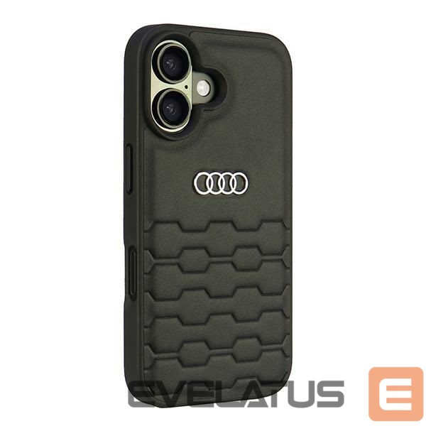Other goods Audi Audi Synthetic Leather iPhone 16 6.1" black/black hardcase AU-TPUPCIP16-GT/D2-BK
