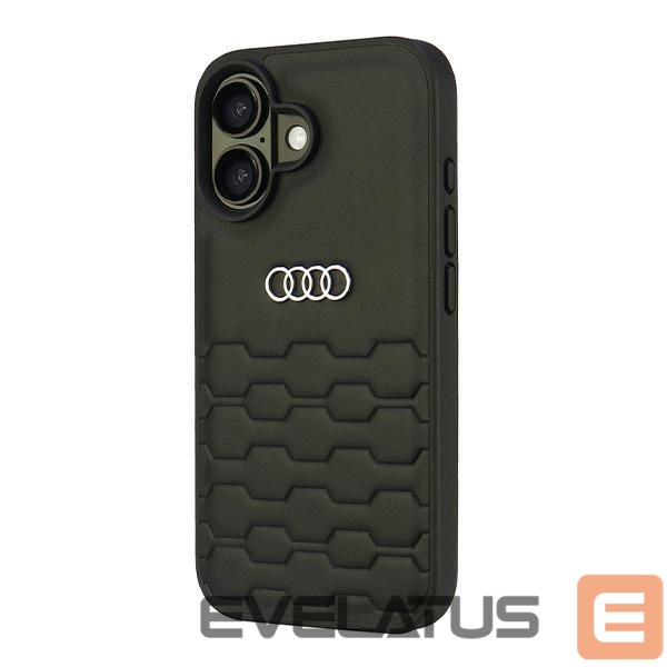 Other goods Audi Audi Synthetic Leather iPhone 16 6.1" black/black hardcase AU-TPUPCIP16-GT/D2-BK