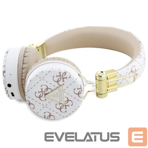 Other goods Guess Guess Bluetooth ENC GUBH70E4PTMH on-ear headphones white 4G Triangle Round Shape