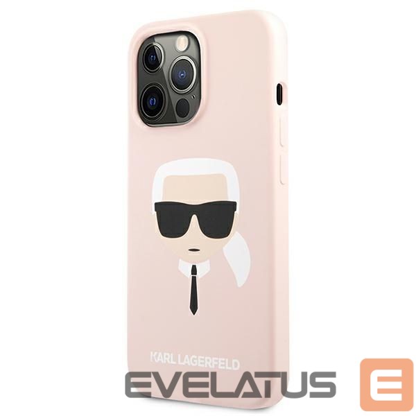 Other goods Karl Lagerfeld Karl Lagerfeld Silicone Karl`s Head Case for iPhone 13 Pro / 13 6.1" - Light Pink