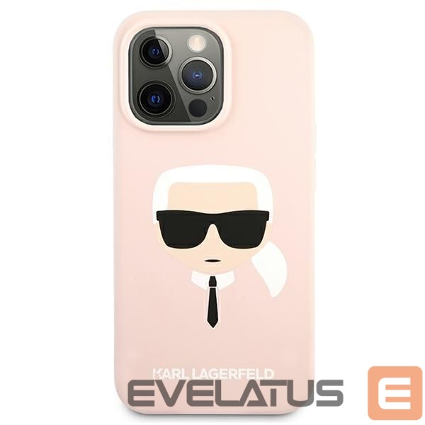Other goods Karl Lagerfeld Karl Lagerfeld Silicone Karl`s Head Case for iPhone 13 Pro / 13 6.1" - Light Pink