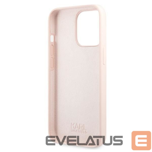 Other goods Karl Lagerfeld Karl Lagerfeld Silicone Karl`s Head Case for iPhone 13 Pro / 13 6.1" - Light Pink