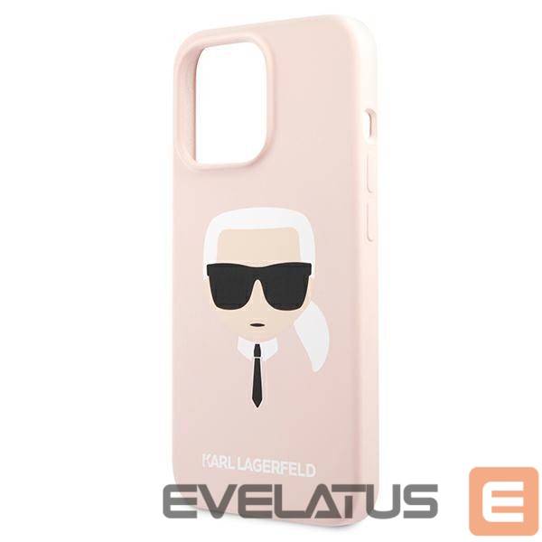 Other goods Karl Lagerfeld Karl Lagerfeld Silicone Karl`s Head Case for iPhone 13 Pro / 13 6.1" - Light Pink
