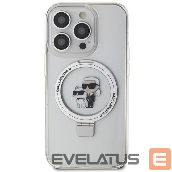 Other goods Karl Lagerfeld Karl Lagerfeld KLHMP15LHMRSKCH iPhone 15 Pro 6.1" white/white hardcase Ring Stand Karl&Choupette MagSafe