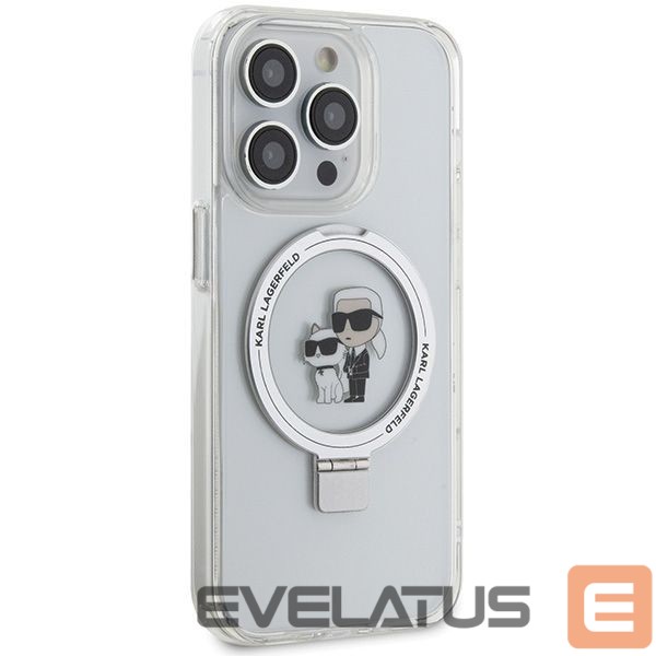 Other goods Karl Lagerfeld Karl Lagerfeld KLHMP15LHMRSKCH iPhone 15 Pro 6.1" white/white hardcase Ring Stand Karl&Choupette MagSafe