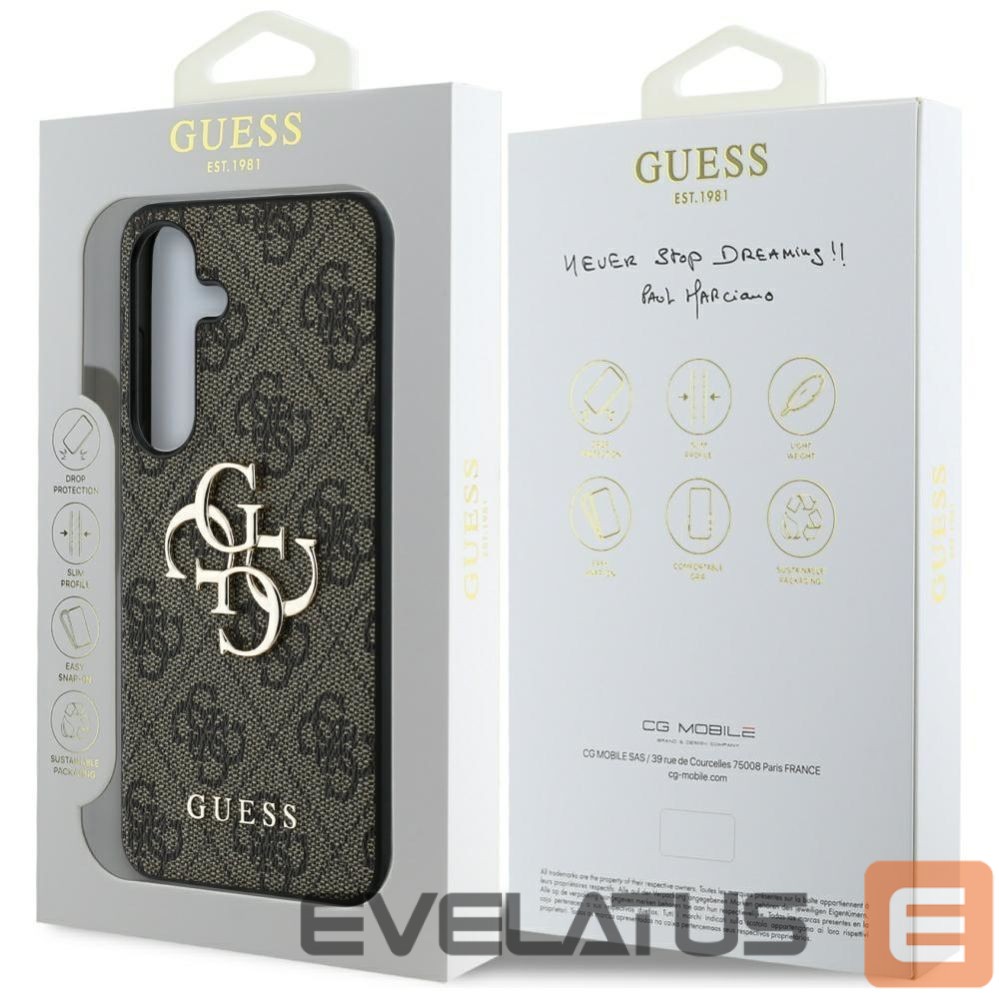 Other goods Guess Guess Big 4G Logo Classic Logo Case for Samsung Galaxy S25 Plus Brown