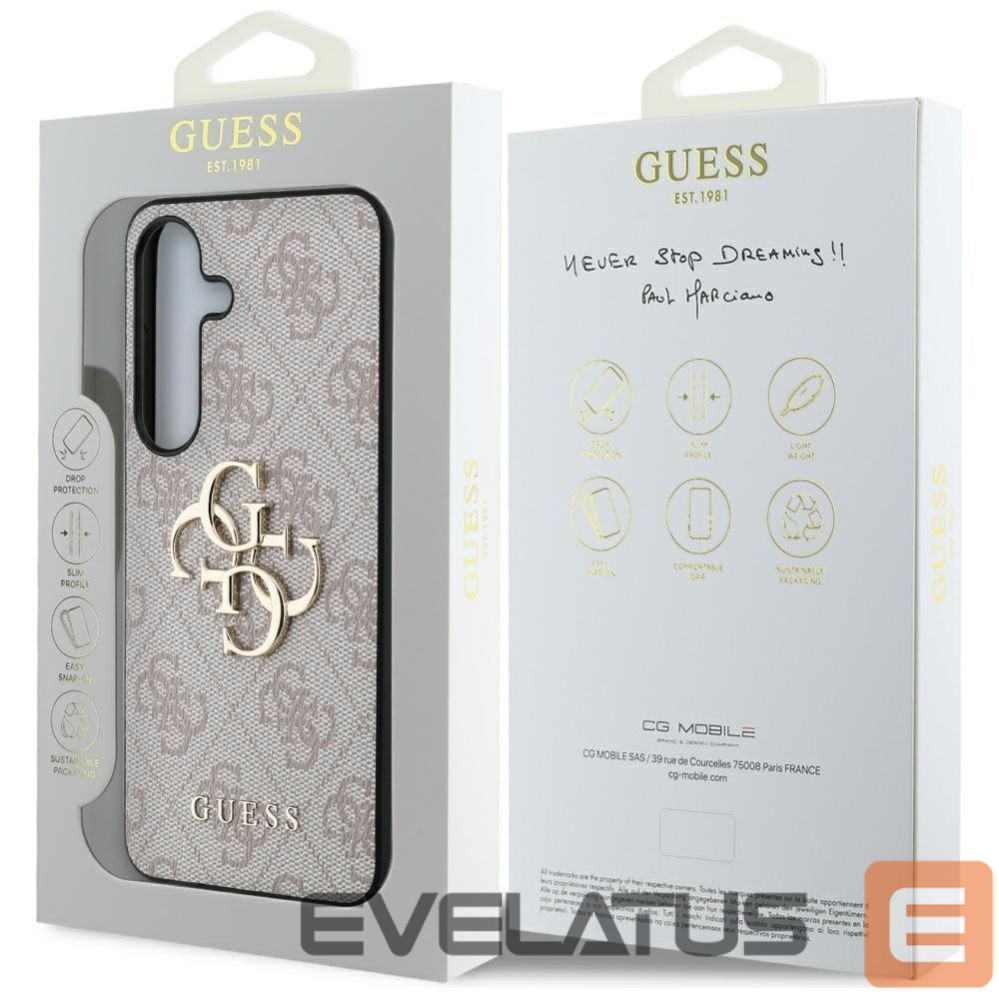 Other goods Guess Guess Big 4G Logo Classic Logo Case for Samsung Galaxy S25 Pink