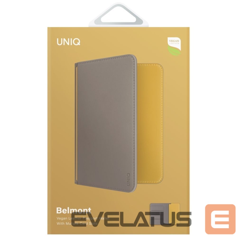 Other goods UNIQ Uniq Belmont RFID Blocking Passport Case - Grey/Yellow