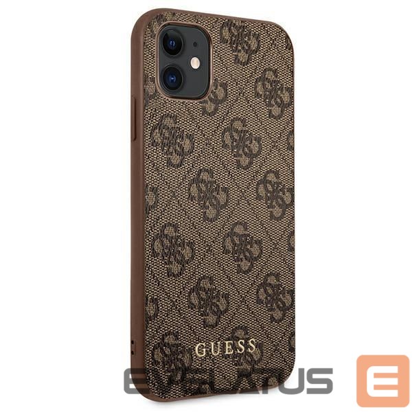 Other goods Guess Guess 4G Metal Gold Logo Case for iPhone 11 / Xr 6.1" - Brown