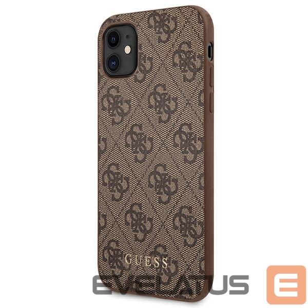 Other goods Guess Guess 4G Metal Gold Logo Case for iPhone 11 / Xr 6.1" - Brown