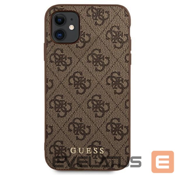 Other goods Guess Guess 4G Metal Gold Logo Case for iPhone 11 / Xr 6.1" - Brown