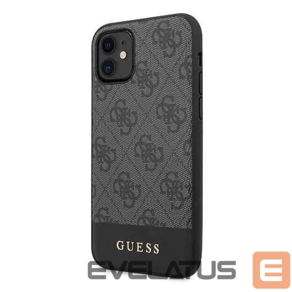 Other goods Guess Guess 4G Stripe Collection case for iPhone 11 6.1" / Xr - gray