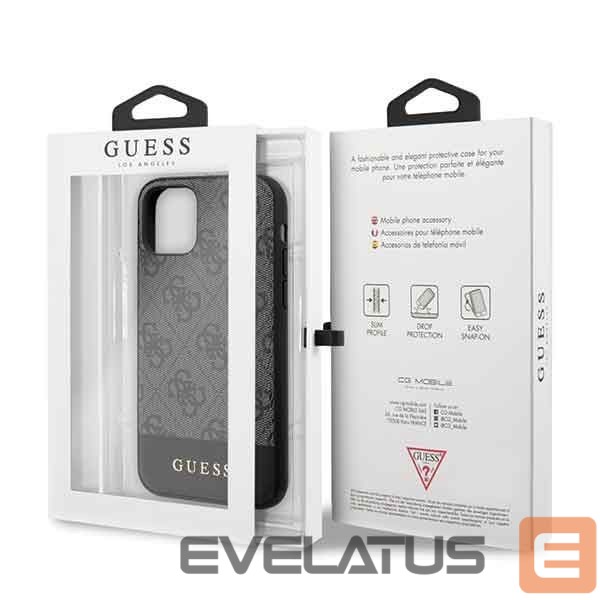 Other goods Guess Guess 4G Stripe Collection case for iPhone 11 6.1" / Xr - gray
