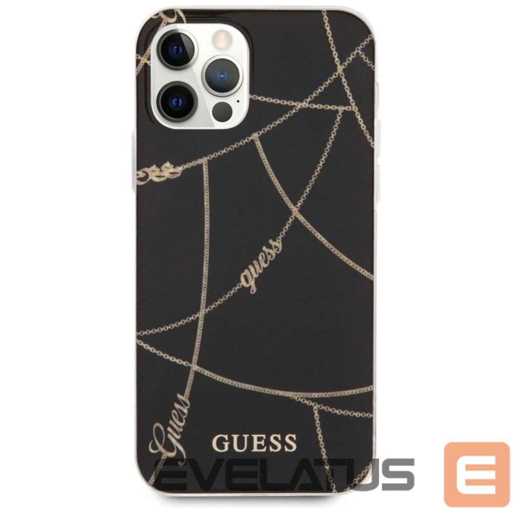 Other goods Guess Guess Gold Chain Collection iPhone 12 Pro Max 6.7" Case - Black