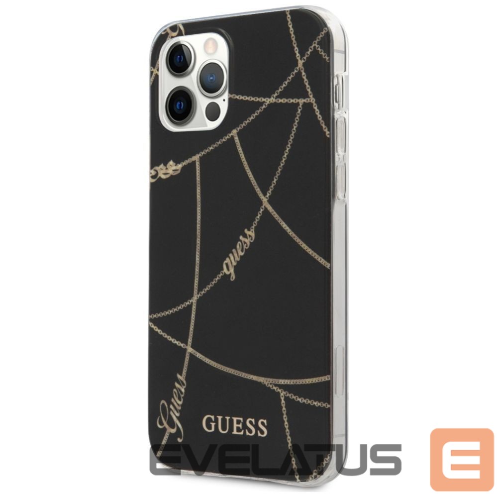 Other goods Guess Guess Gold Chain Collection iPhone 12 Pro Max 6.7" Case - Black