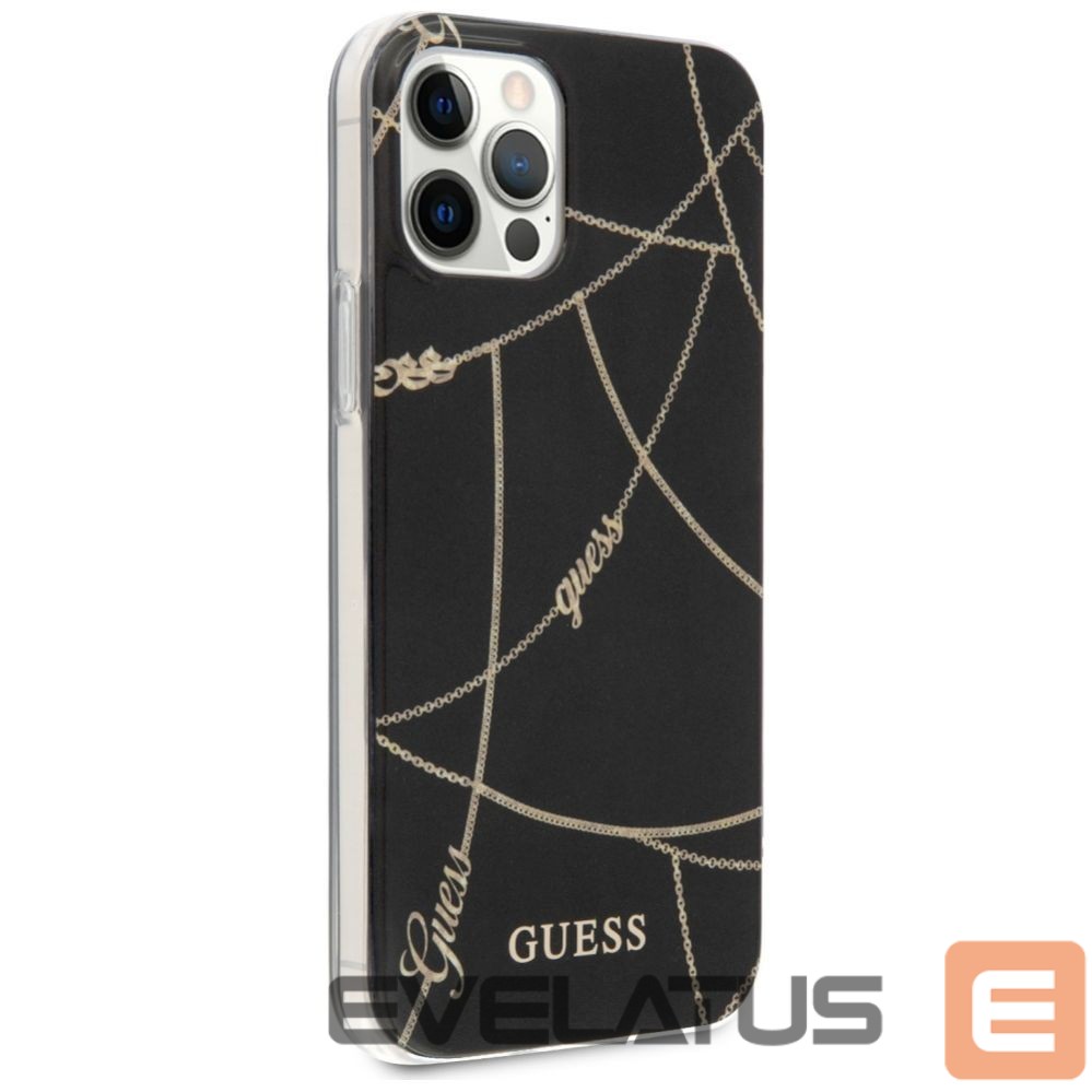 Other goods Guess Guess Gold Chain Collection iPhone 12 Pro Max 6.7" Case - Black