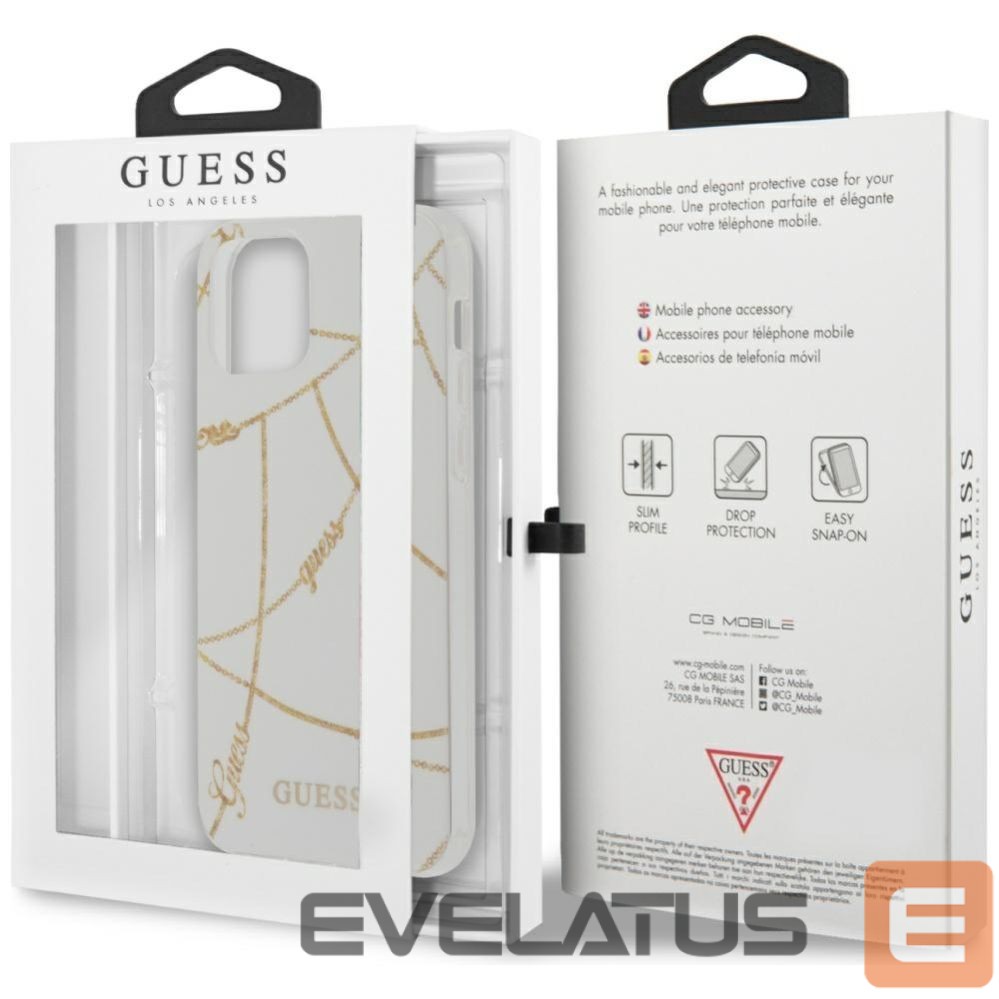 Other goods Guess Guess Gold Chain Collection iPhone 12 Pro Max 6.7" Case - White