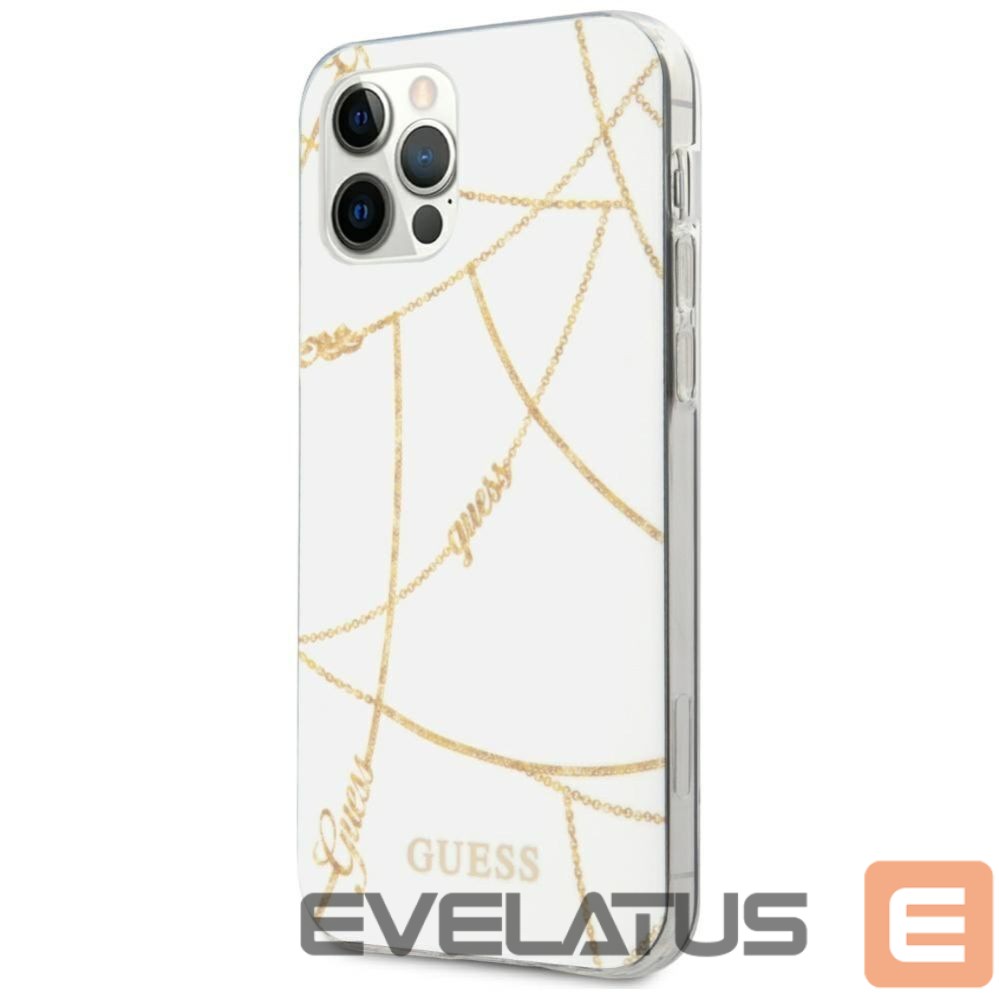 Other goods Guess Guess Gold Chain Collection iPhone 12 Pro Max 6.7" Case - White
