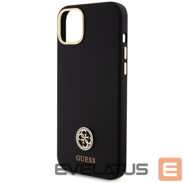 Other goods Guess Guess Silicone Logo Strass 4G Case for iPhone 15 Plus / 14 Plus 6.7" - Black