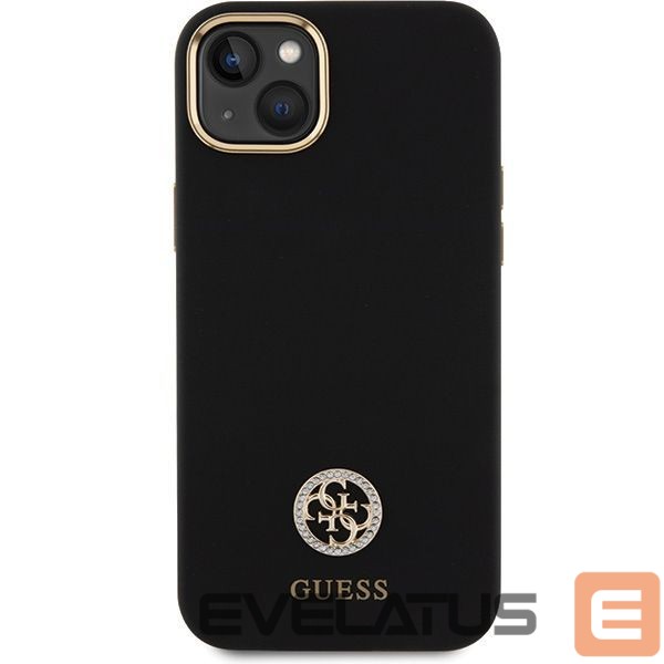 Other goods Guess Guess Silicone Logo Strass 4G Case for iPhone 15 Plus / 14 Plus 6.7" - Black