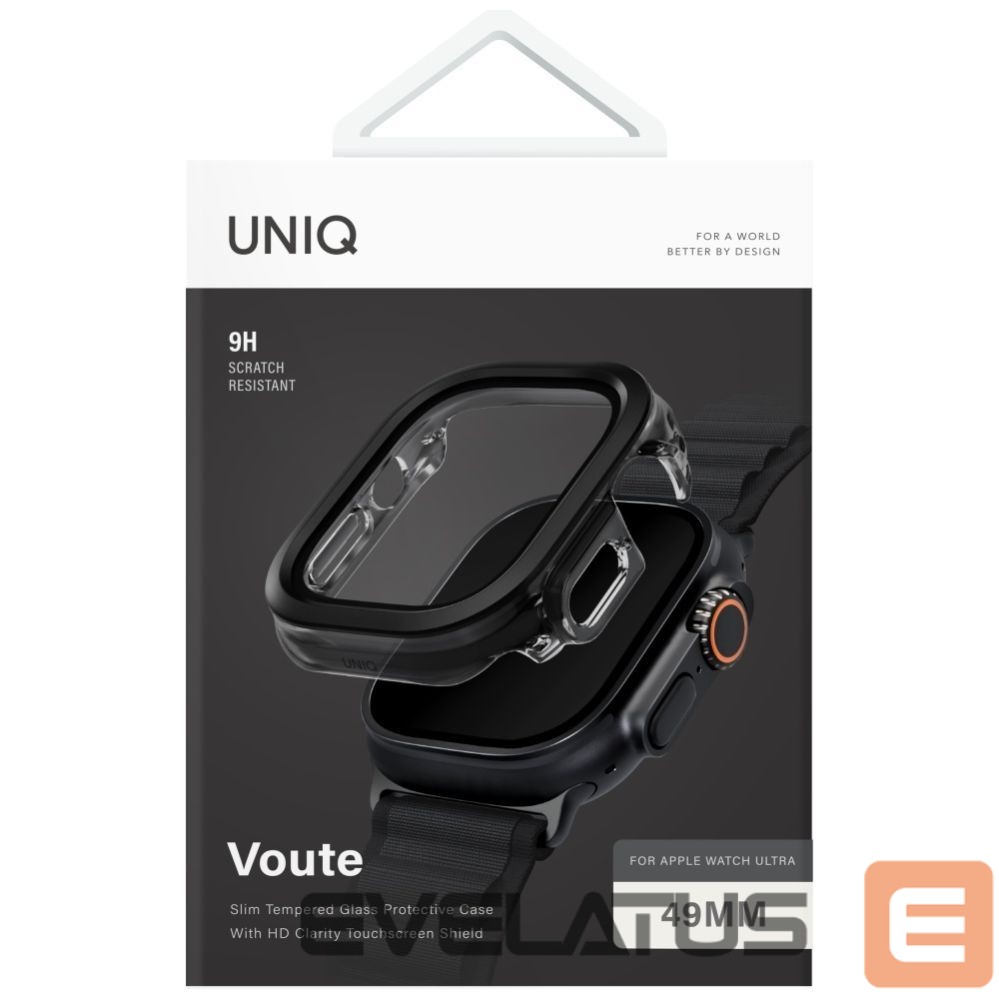 Other goods UNIQ Uniq Voute Tempered Glass Case for Apple Watch Ultra 49mm - Black