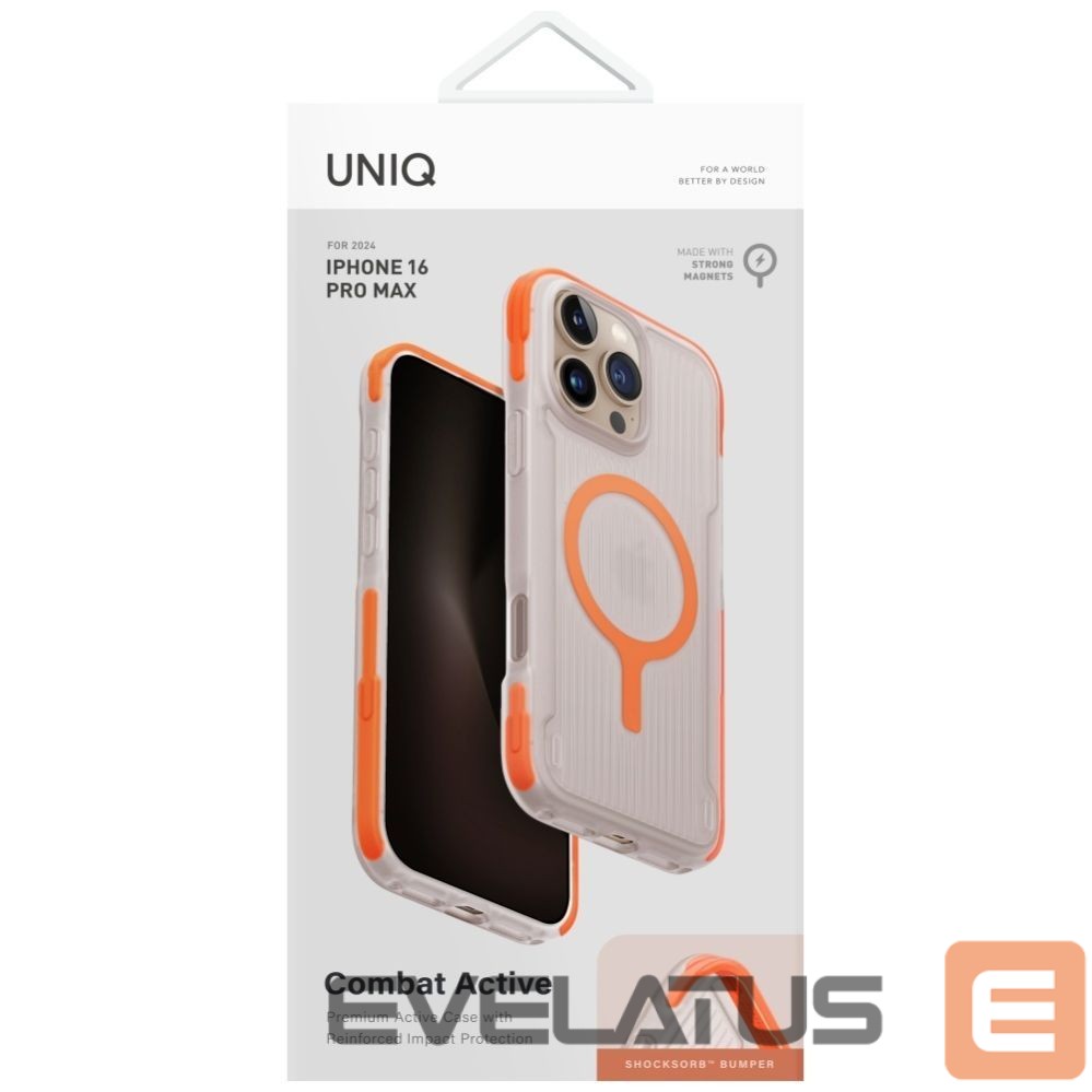 Other goods UNIQ Uniq Combat Active Magclick Charging Case for iPhone 16 Pro Max - Orange