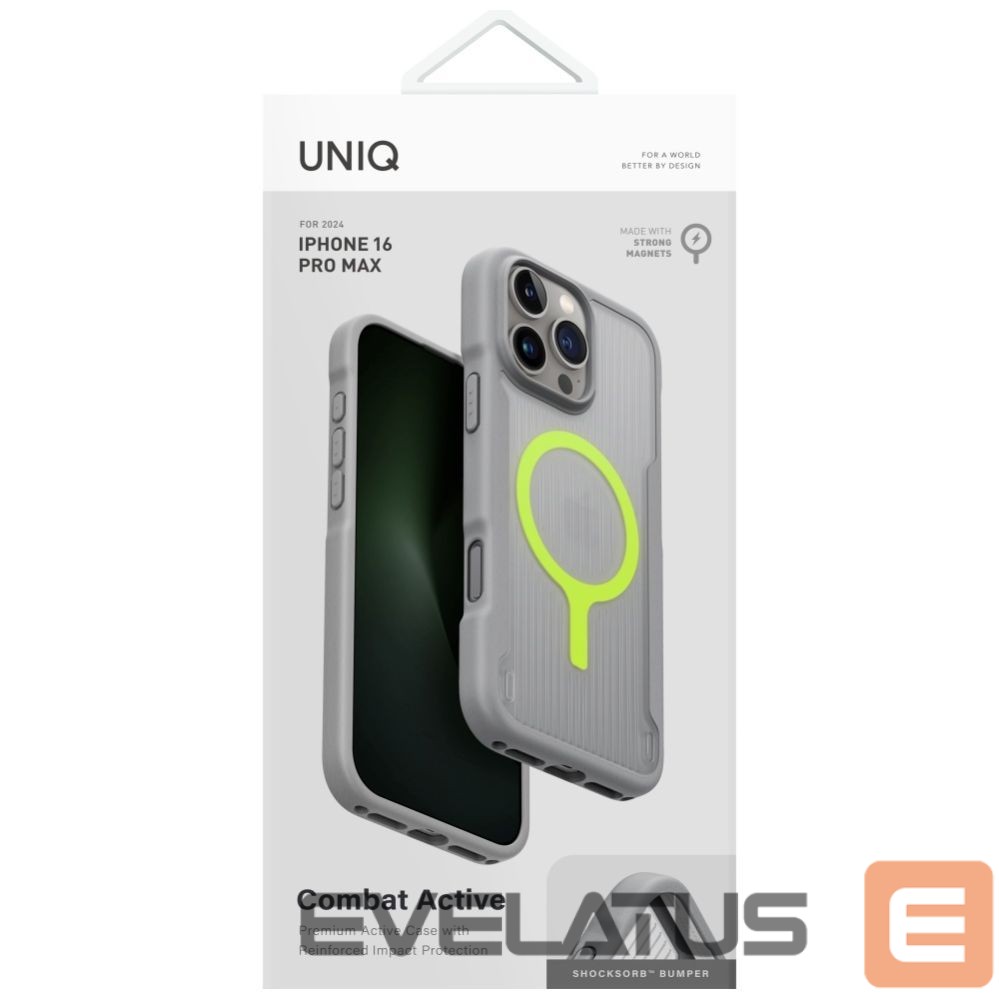 Other goods UNIQ Uniq Combat Active Magclick Charging Case for iPhone 16 Pro Max - Gray