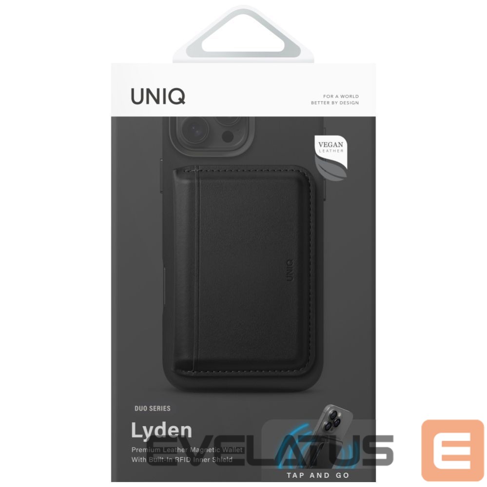 Other goods UNIQ Uniq Lyden DS RFID Magnetic Wallet with Phone Stand - Black