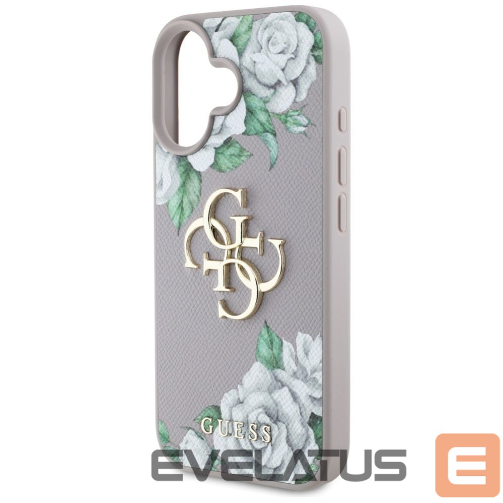 Other goods Guess Guess Grained Roses Big 4G Logo iPhone 16 Case - Purple