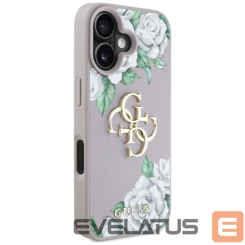 Other goods Guess Guess Grained Roses Big 4G Logo iPhone 16 Case - Purple