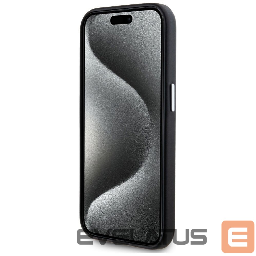 Other goods Karl Lagerfeld Karl Lagerfeld FW Metal Plate MagSafe iPhone 15 Pro Max Case - Black