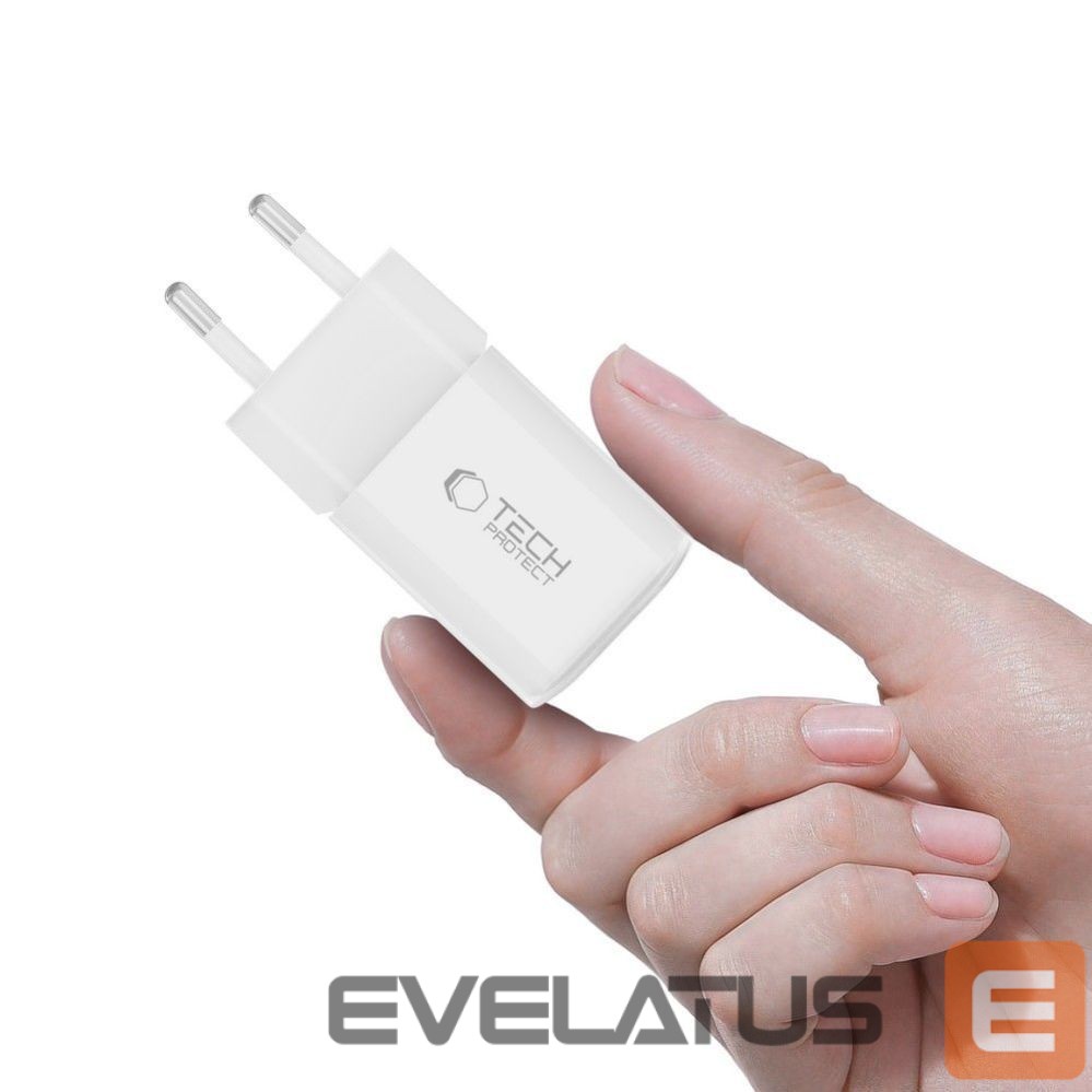 Other goods Tech-Protect Tech-Protect NCM33W 2-port PD33W/QC3.0 wall charger - white