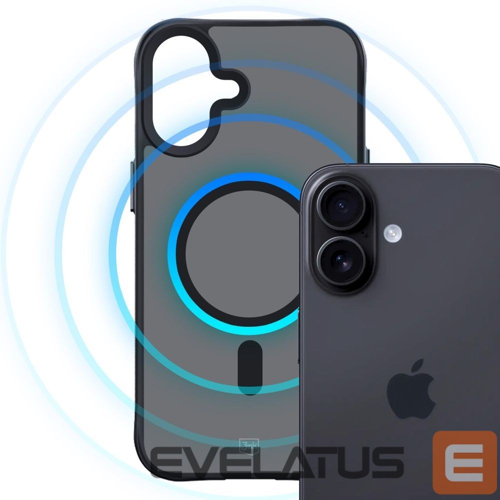 Other goods 3MK 3mk Smoke MagCase for iPhone 17 - Black Semi-Transparent