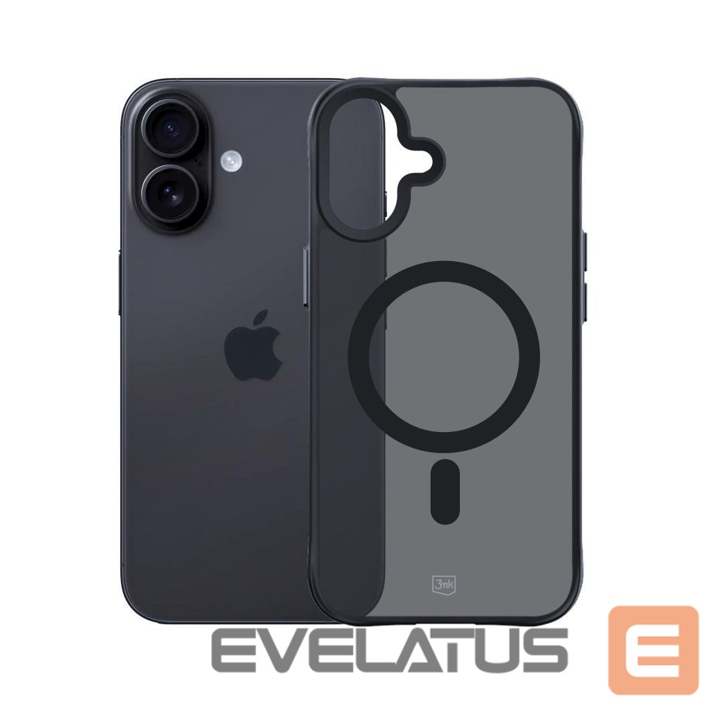 Other goods 3MK 3mk Smoke MagCase for iPhone 17 - Black Semi-Transparent