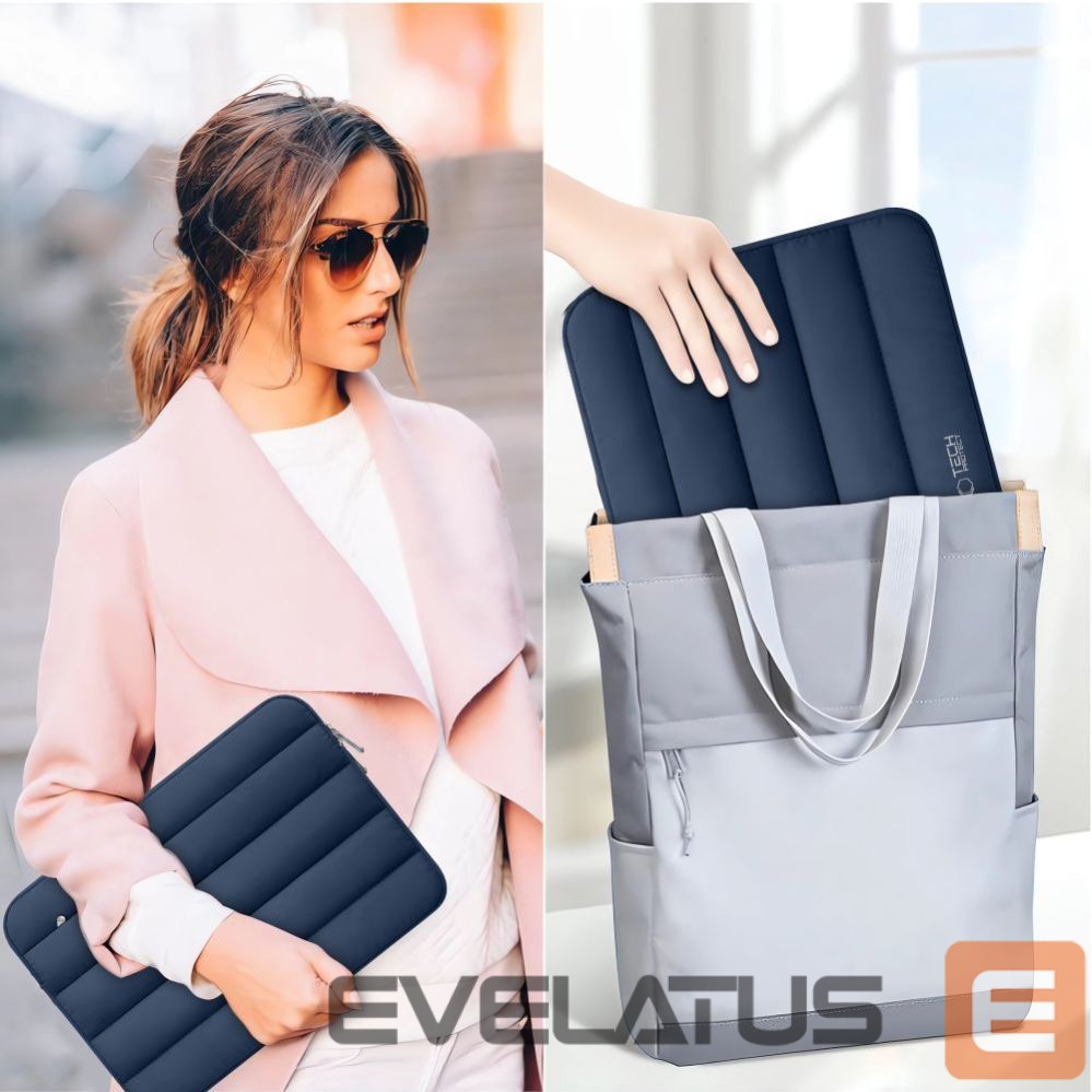 Other goods Tech-Protect Tech-Protett Fluffy Laptop Bag 15-16 - Navy Blue