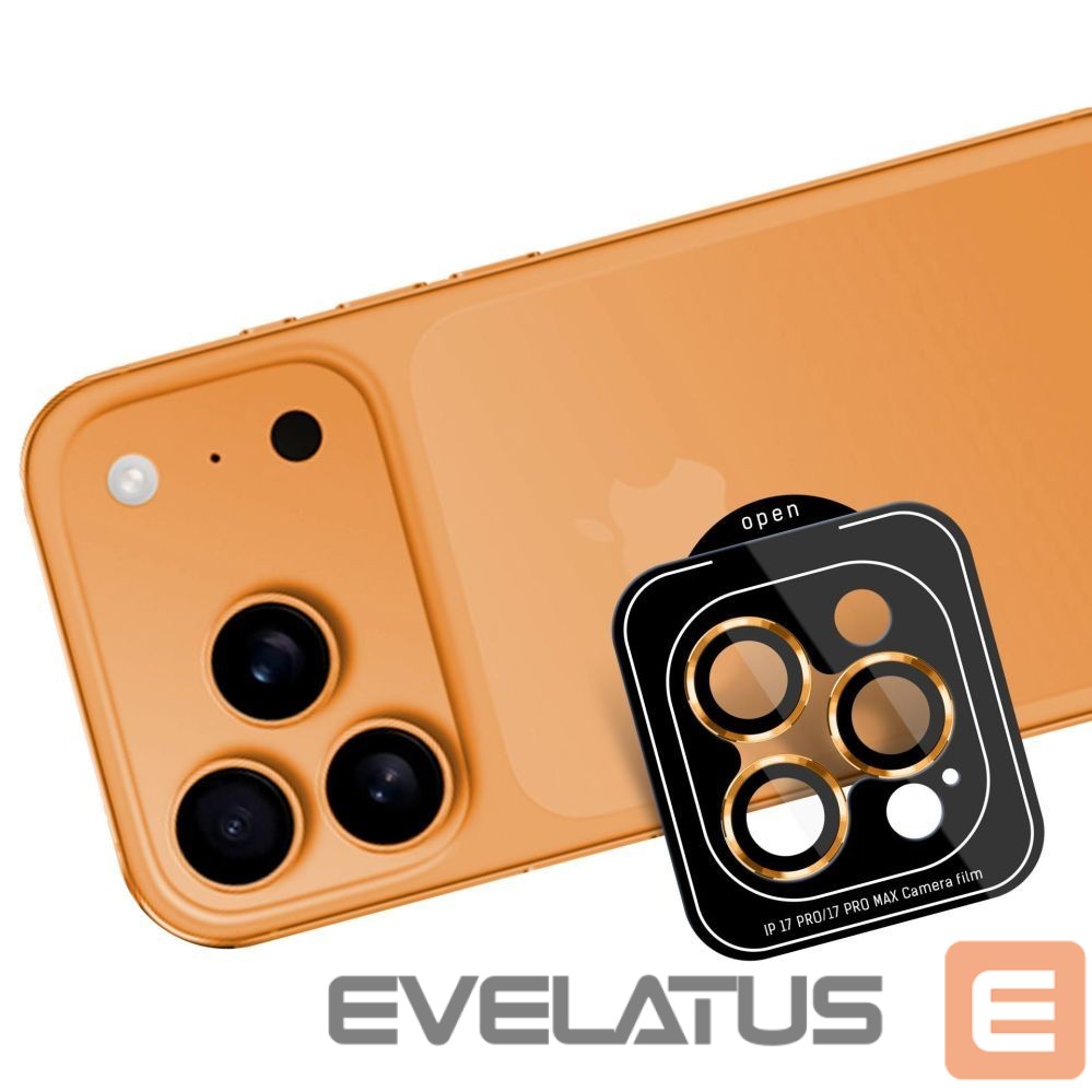 Other goods 3MK 3mk Lens Protection Pro Tempered Glass for iPhone 17 Pro / 17 Pro Max - Orange