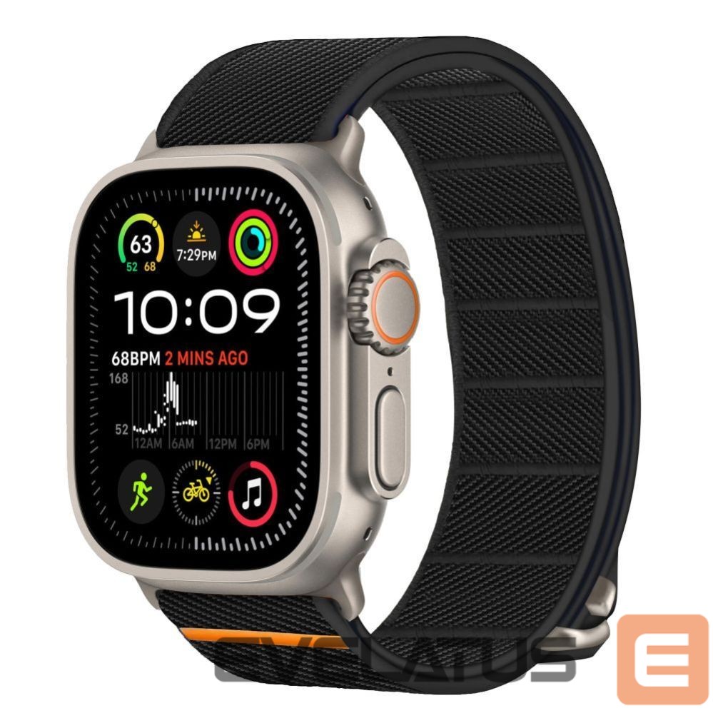 Other goods Tech-Protect Tech-Protect Nylon Slip Strap for Apple Watch 44 / 45 / 46 / 49 mm - Black