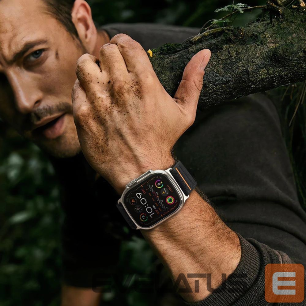 Other goods Tech-Protect Tech-Protect Nylon Slip Strap for Apple Watch 44 / 45 / 46 / 49 mm - Black