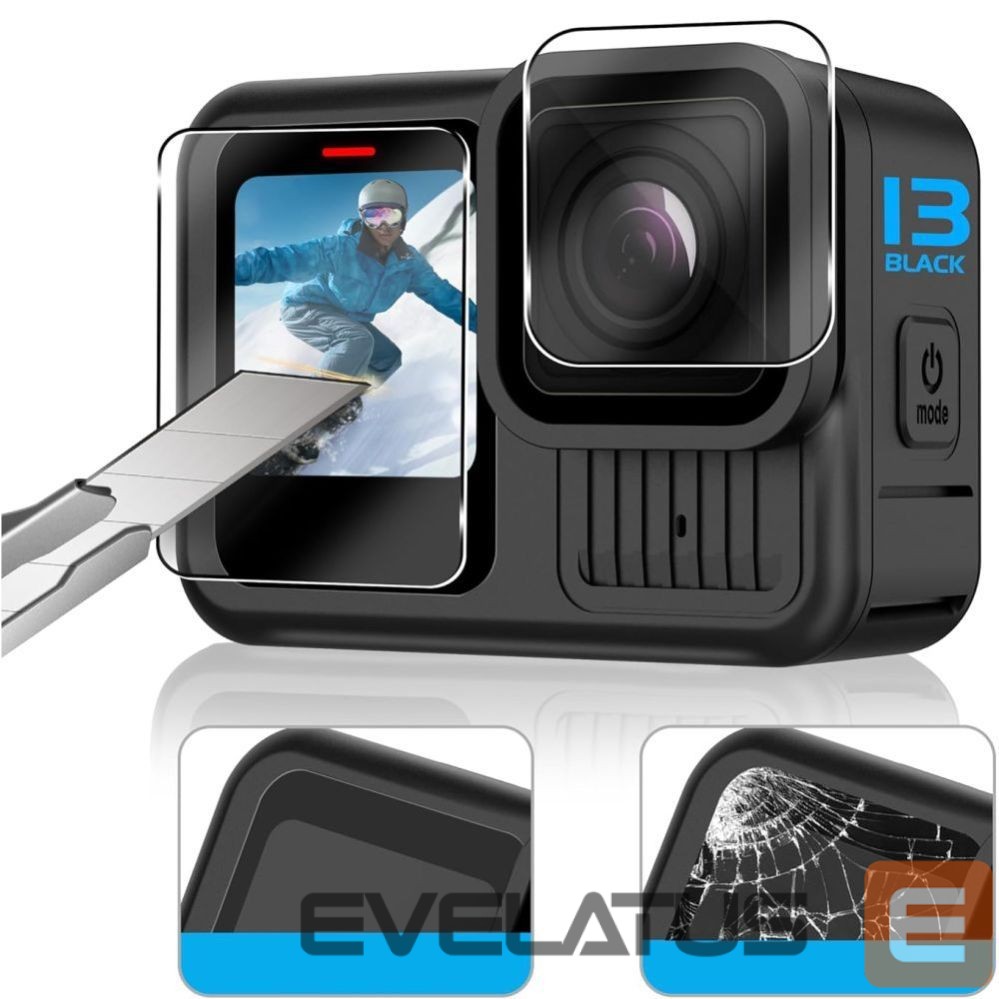Other goods Tech-Protect Tech-Protect Glass Fit+ 2-pack tempered glass for GoPro Hero 9 / 10 / 11 / 12 - transparent