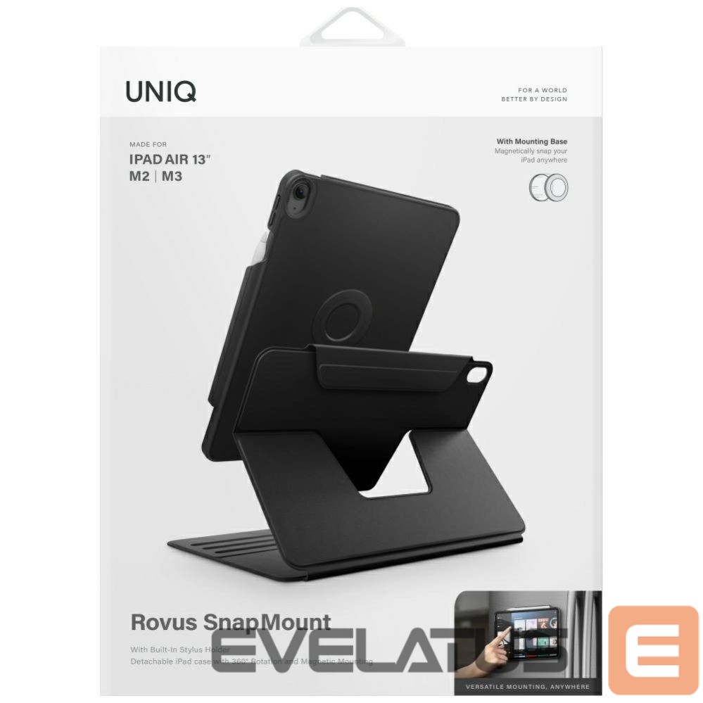 Other goods UNIQ Uniq Rovus Snapmount Magnetic 360 Rotating Detachable case for iPad Air 13" 2024 / 2025 - black