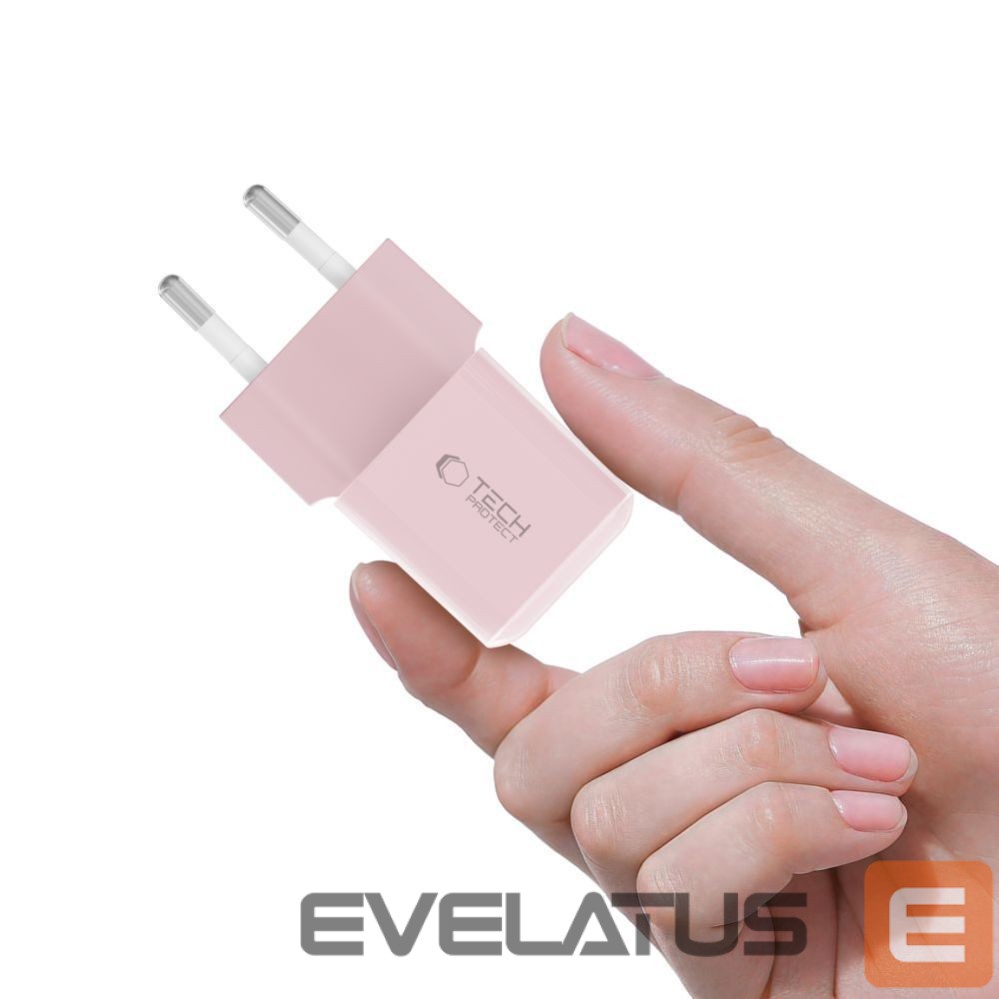 Other goods Tech-Protect Tech-Protect NCM25 USB-C PD 25W Wall Charger - Pink