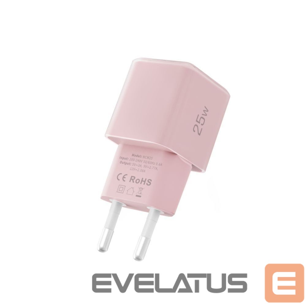 Other goods Tech-Protect Tech-Protect NCM25 USB-C PD 25W Wall Charger - Pink